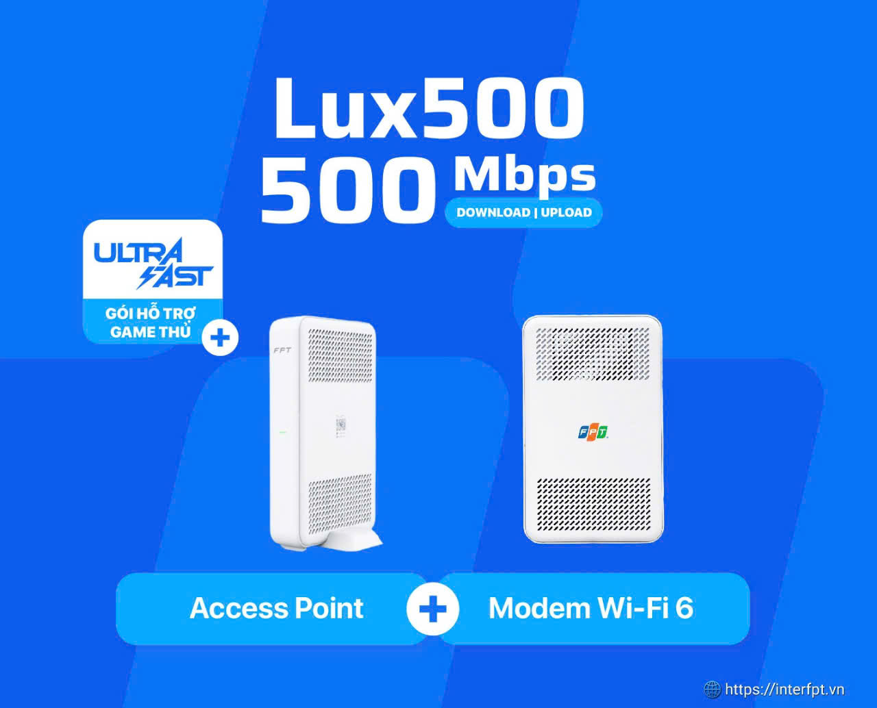 Gói Lux 500 FPT Wifi 6 – Giải pháp internet tốc độ cao cho doanh nghiệp